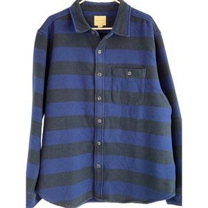 American Eagle Shacket Thick Shirt Jacket Plaid XXL EUC Button Heavyweight 6266